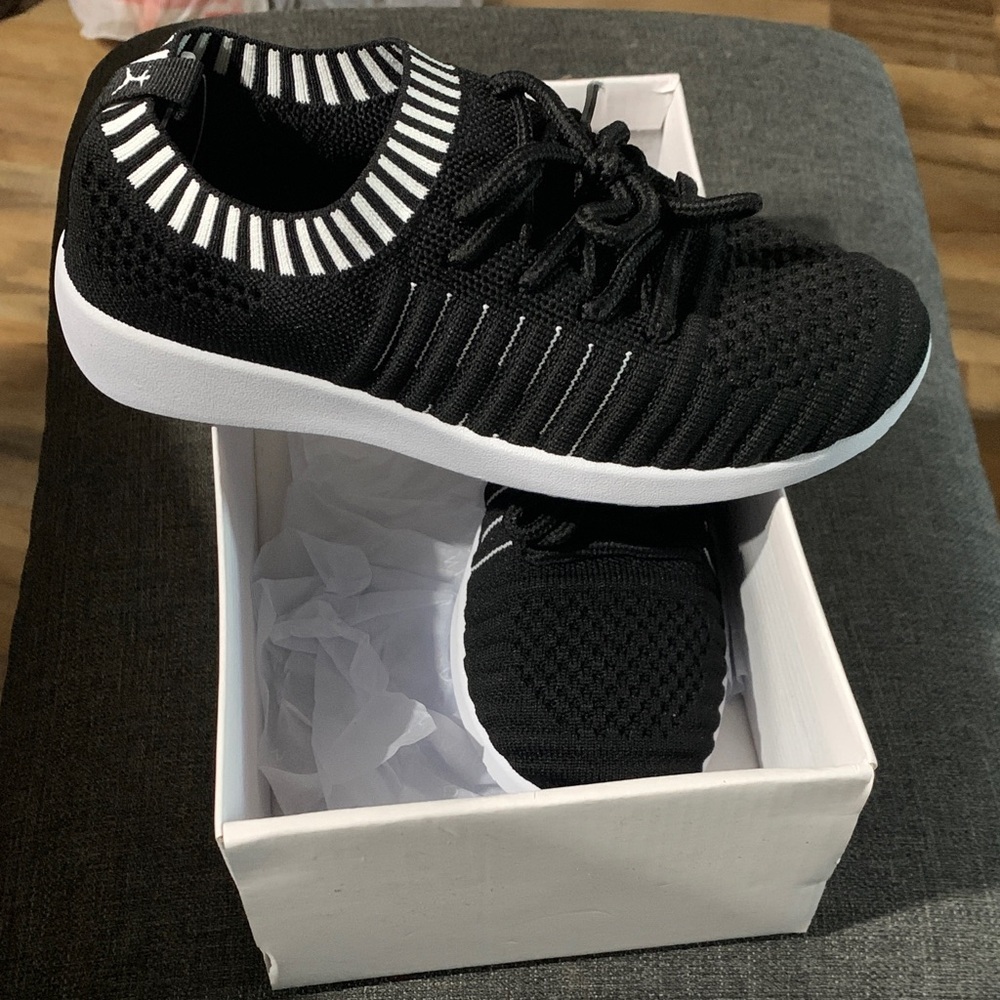 Danskin Black and White Kids Sneakers